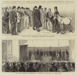 Réunion annuelle de la mission des costermongers de Golden Lane - Alfred Chantrey Corbould